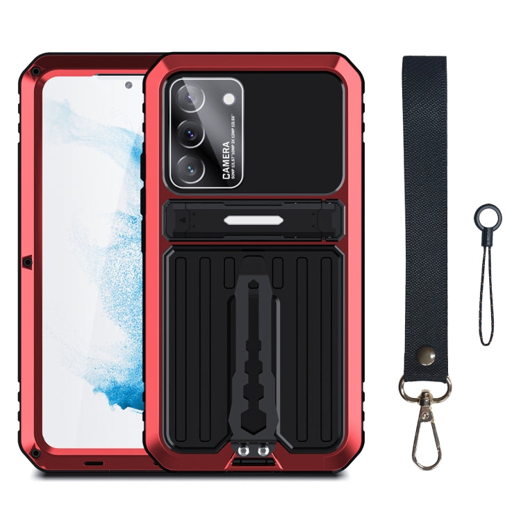 Custodia per telefono con armatura a tripla prova con supporto, For Samsung Galaxy S22 5G, For Samsung Galaxy S22+ 5G, For Samsung Galaxy S22 Ultra 5G