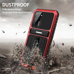 Custodia per telefono con armatura a tripla prova con supporto, For Samsung Galaxy S22 5G, For Samsung Galaxy S22+ 5G, For Samsung Galaxy S22 Ultra 5G