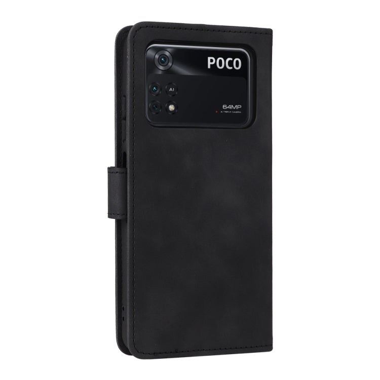 Custodia per telefono in pelle con vibrazione magnetica Skin Feel, For Xiaomi Poco M4 Pro 4G, For OnePlus Nord CE 2 5G