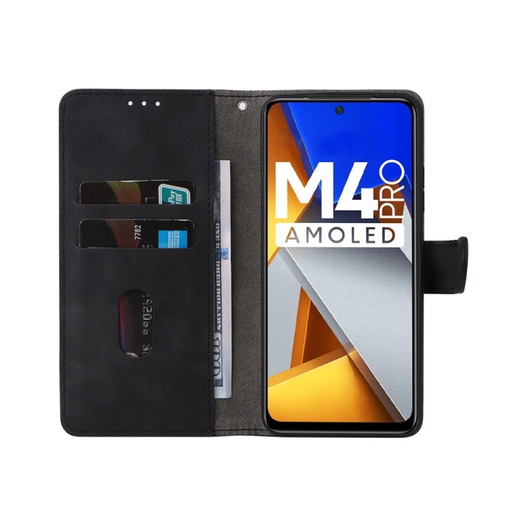 Custodia per telefono in pelle con vibrazione magnetica Skin Feel, For Xiaomi Poco M4 Pro 4G, For OnePlus Nord CE 2 5G