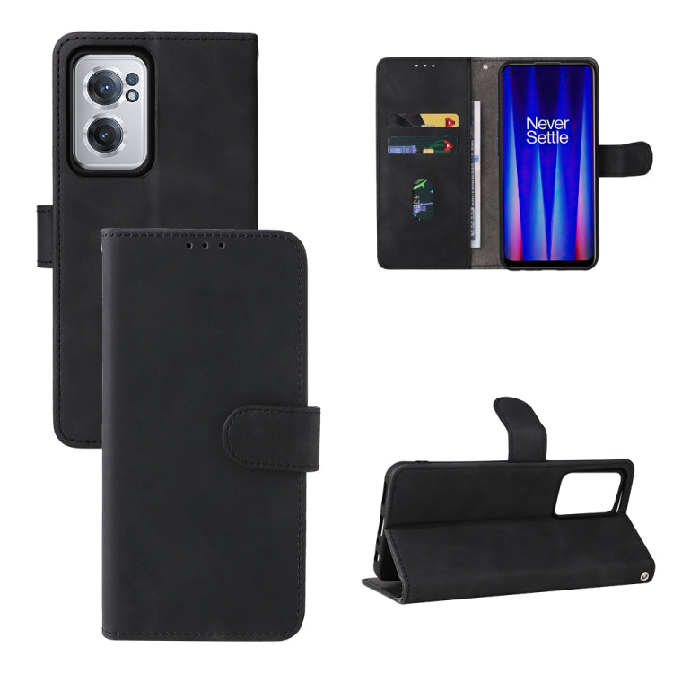 Custodia per telefono in pelle con vibrazione magnetica Skin Feel, For Xiaomi Poco M4 Pro 4G, For OnePlus Nord CE 2 5G