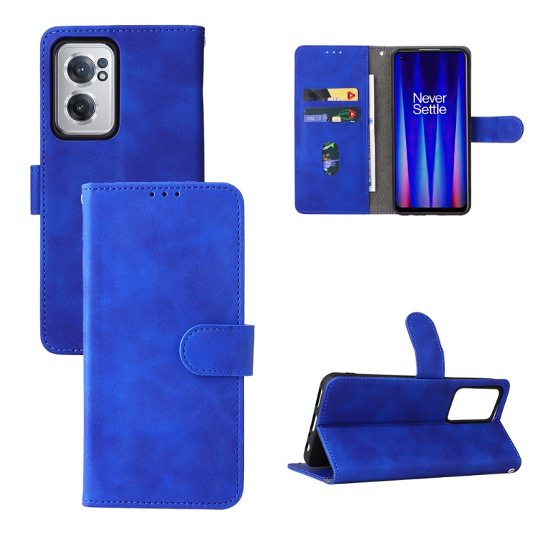 Custodia per telefono in pelle con vibrazione magnetica Skin Feel, For Xiaomi Poco M4 Pro 4G, For OnePlus Nord CE 2 5G