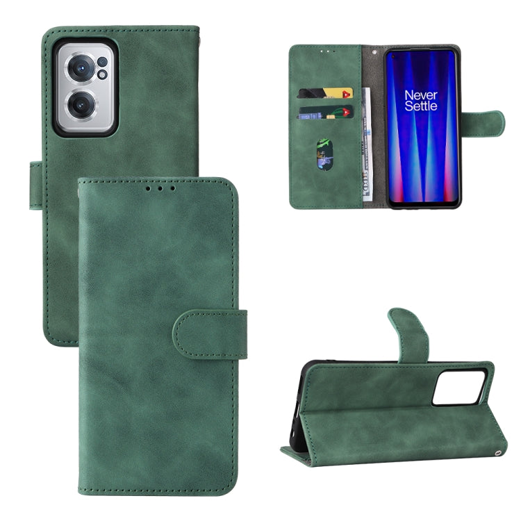 Custodia per telefono in pelle con vibrazione magnetica Skin Feel, For Xiaomi Poco M4 Pro 4G, For OnePlus Nord CE 2 5G