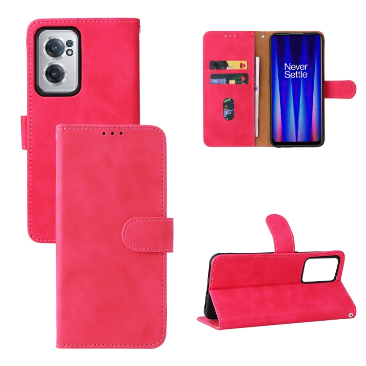 Custodia per telefono in pelle con vibrazione magnetica Skin Feel, For Xiaomi Poco M4 Pro 4G, For OnePlus Nord CE 2 5G