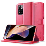 LC.IMEEKE Custodia per cellulare in pelle di vitello, For Xiaomi Redmi Note 11 Pro+ 5G International Version