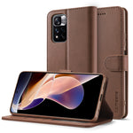LC.IMEEKE Custodia per cellulare in pelle di vitello, For Xiaomi Redmi Note 11 Pro+ 5G International Version