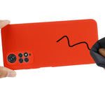 Custodia per telefono a copertura totale antiurto in silicone liquido di colore puro, For Xiaomi Redmi Note 11S/ Note 11 4G