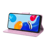 Custodia per cellulare in pelle con motivo a farfalla in rilievo, For Xiaomi Redmi Note 11 4G / Note 11S, For Xiaomi Poco X4 Pro 5G