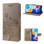 Custodia per cellulare in pelle con motivo a farfalla in rilievo, For Xiaomi Redmi Note 11 4G / Note 11S, For Xiaomi Poco X4 Pro 5G
