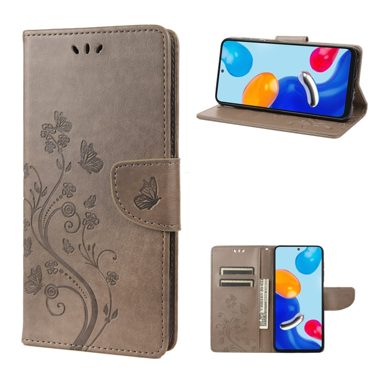 Custodia per cellulare in pelle con motivo a farfalla in rilievo, For Xiaomi Redmi Note 11 4G / Note 11S, For Xiaomi Poco X4 Pro 5G
