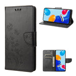 Custodia per cellulare in pelle con motivo a farfalla in rilievo, For Xiaomi Redmi Note 11 4G / Note 11S, For Xiaomi Poco X4 Pro 5G