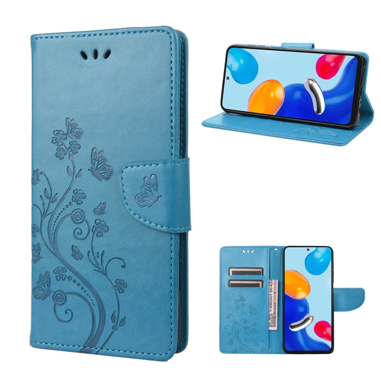 Custodia per cellulare in pelle con motivo a farfalla in rilievo, For Xiaomi Redmi Note 11 4G / Note 11S, For Xiaomi Poco X4 Pro 5G