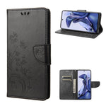 Custodia per cellulare in pelle con motivo a farfalla in rilievo, For Xiaomi Redmi Note 11 4G / Note 11S, For Xiaomi Poco X4 Pro 5G