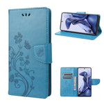 Custodia per cellulare in pelle con motivo a farfalla in rilievo, For Xiaomi Redmi Note 11 4G / Note 11S, For Xiaomi Poco X4 Pro 5G