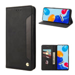 Custodia per telefono in pelle con giunzione magnetica Skin Feel, For Xiaomi Redmi Note 11 4G / Note 11S, For Xiaomi Poco X4 Pro 5G