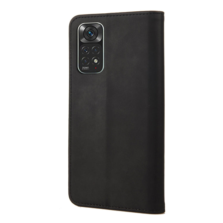 Custodia per telefono in pelle con giunzione magnetica Skin Feel, For Xiaomi Redmi Note 11 4G / Note 11S, For Xiaomi Poco X4 Pro 5G