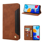 Custodia per telefono in pelle con giunzione magnetica Skin Feel, For Xiaomi Redmi Note 11 4G / Note 11S, For Xiaomi Poco X4 Pro 5G