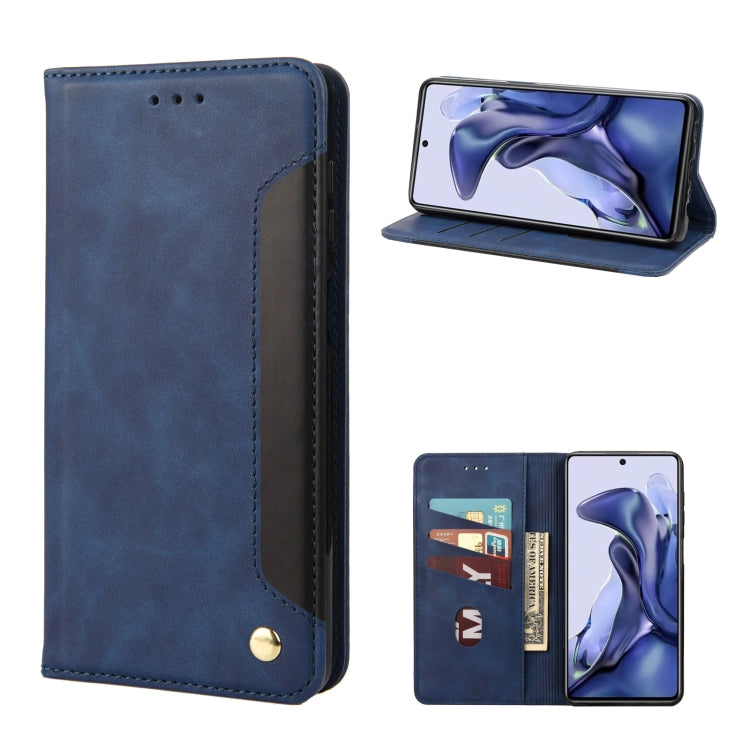 Custodia per telefono in pelle con giunzione magnetica Skin Feel, For Xiaomi Redmi Note 11 4G / Note 11S, For Xiaomi Poco X4 Pro 5G