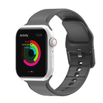 Cinturino con cuciture in silicone per Apple Watch Series, 7 41mm / 6&SE&5&4 40mm / 3&2&1 38mm