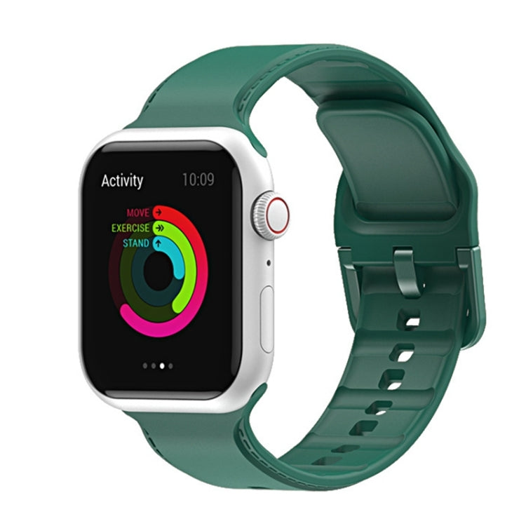 Cinturino con cuciture in silicone per Apple Watch Series, 7 41mm / 6&SE&5&4 40mm / 3&2&1 38mm