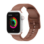 Cinturino con cuciture in silicone per Apple Watch Series, 7 45mm / 6&SE&5&4 44mm / 3&2&1 42mm