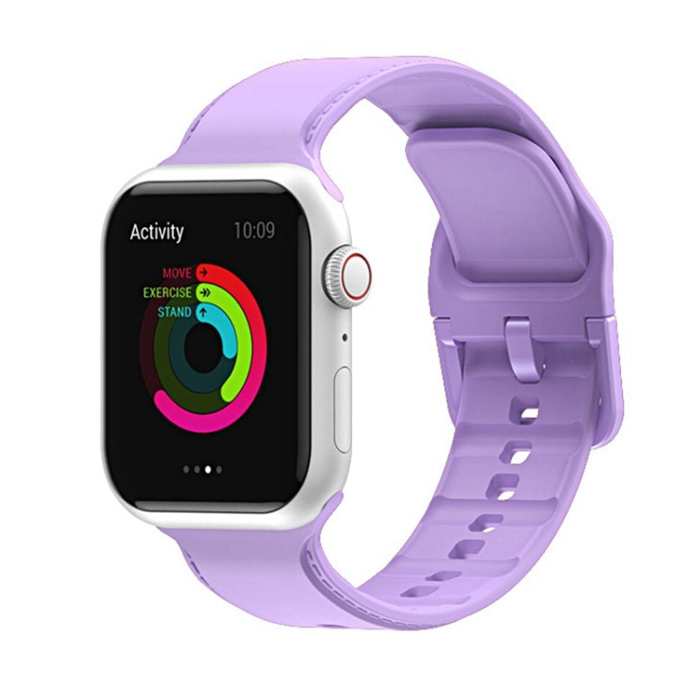 Cinturino con cuciture in silicone per Apple Watch Series, 7 45mm / 6&SE&5&4 44mm / 3&2&1 42mm