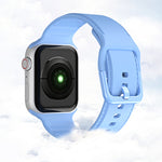 Cinturino con cuciture in silicone per Apple Watch Series, 7 45mm / 6&SE&5&4 44mm / 3&2&1 42mm
