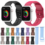 Cinturino con cuciture in silicone per Apple Watch Series, 7 45mm / 6&SE&5&4 44mm / 3&2&1 42mm