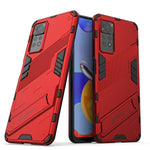Punk Armor 2 in 1 PC + custodia per telefono antiurto in TPU con supporto invisibile, For Xiaomi Redmi Note 11 Pro 5G Gobal, For Xiaomi Poco M4 Pro 4G, For Xiaomi Poco X4 Pro 5G