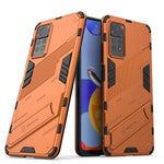Punk Armor 2 in 1 PC + custodia per telefono antiurto in TPU con supporto invisibile, For Xiaomi Redmi Note 11 Pro 5G Gobal, For Xiaomi Poco M4 Pro 4G, For Xiaomi Poco X4 Pro 5G