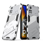 Punk Armor 2 in 1 PC + custodia per telefono antiurto in TPU con supporto invisibile, For Xiaomi Redmi Note 11 Pro 5G Gobal, For Xiaomi Poco M4 Pro 4G, For Xiaomi Poco X4 Pro 5G