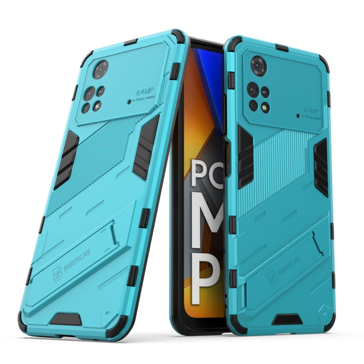 Punk Armor 2 in 1 PC + custodia per telefono antiurto in TPU con supporto invisibile, For Xiaomi Redmi Note 11 Pro 5G Gobal, For Xiaomi Poco M4 Pro 4G, For Xiaomi Poco X4 Pro 5G