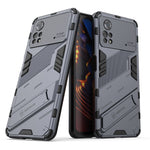 Punk Armor 2 in 1 PC + custodia per telefono antiurto in TPU con supporto invisibile, For Xiaomi Redmi Note 11 Pro 5G Gobal, For Xiaomi Poco M4 Pro 4G, For Xiaomi Poco X4 Pro 5G
