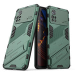 Punk Armor 2 in 1 PC + custodia per telefono antiurto in TPU con supporto invisibile, For Xiaomi Redmi Note 11 Pro 5G Gobal, For Xiaomi Poco M4 Pro 4G, For Xiaomi Poco X4 Pro 5G