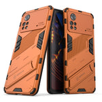 Punk Armor 2 in 1 PC + custodia per telefono antiurto in TPU con supporto invisibile, For Xiaomi Redmi Note 11 Pro 5G Gobal, For Xiaomi Poco M4 Pro 4G, For Xiaomi Poco X4 Pro 5G