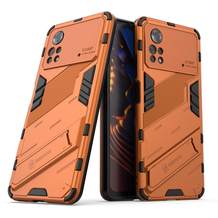 Punk Armor 2 in 1 PC + custodia per telefono antiurto in TPU con supporto invisibile, For Xiaomi Redmi Note 11 Pro 5G Gobal, For Xiaomi Poco M4 Pro 4G, For Xiaomi Poco X4 Pro 5G