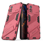 Punk Armor 2 in 1 PC + custodia per telefono antiurto in TPU con supporto invisibile, For Xiaomi Redmi Note 11 Pro 5G Gobal, For Xiaomi Poco M4 Pro 4G, For Xiaomi Poco X4 Pro 5G