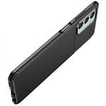 Custodia per telefono in TPU antiurto con struttura in fibra di carbonio, For Samsung Galaxy M23 / F23, For Xiaomi Redmi Note 11E 5G