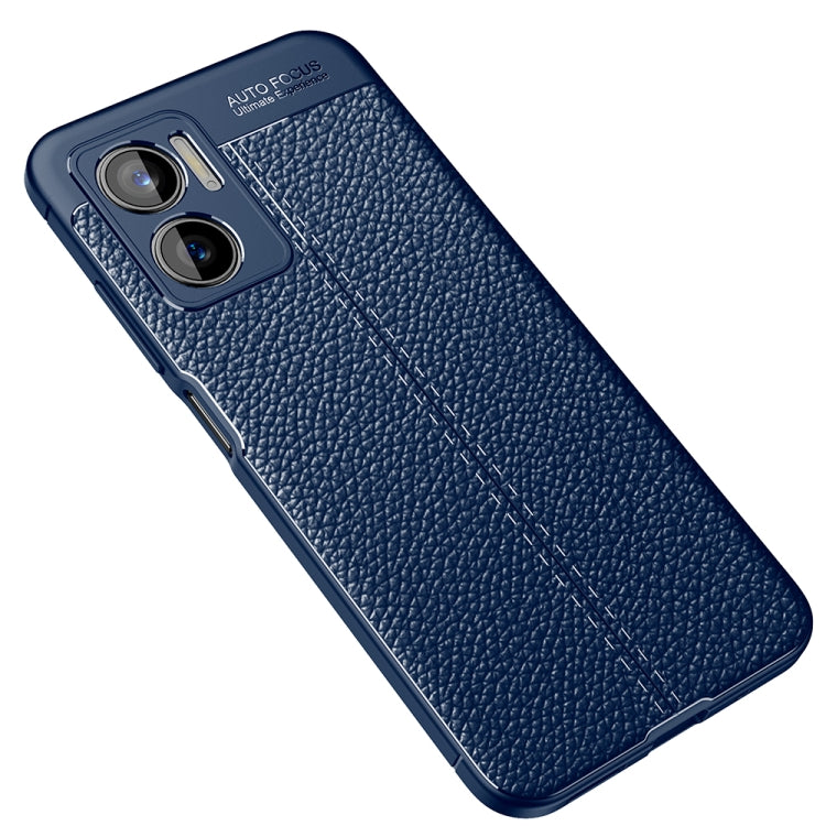 Custodia per telefono antiurto in TPU con texture Litchi, For Samsung Galaxy M23 / F23, For Xiaomi Redmi Note 11E 5G