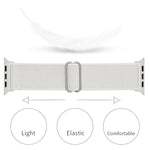 Cinturino in nylon poliestere per serie Apple Watch, 7 45mm / 6&SE&5&4 44mm / 3&2&1 42mm