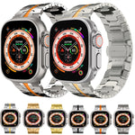 Cinturino in acciaio per Apple Watch serie 7, 6, SE