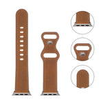 Cinturino con fibbia a farfalla in pelle Crazy Horse per Apple Watch Series, 7 41mm / 6&SE&5&4 40mm / 3&2&1 38mm, 7 45mm / 6&SE&5&4 44mm / 3&2&1 42mm