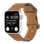 Cinturino con fibbia a farfalla in pelle Crazy Horse per Apple Watch Series, 7 41mm / 6&SE&5&4 40mm / 3&2&1 38mm, 7 45mm / 6&SE&5&4 44mm / 3&2&1 42mm