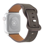 Cinturino con fibbia a farfalla in pelle Crazy Horse per Apple Watch Series, 7 41mm / 6&SE&5&4 40mm / 3&2&1 38mm, 7 45mm / 6&SE&5&4 44mm / 3&2&1 42mm