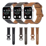 Cinturino con fibbia a farfalla in pelle Crazy Horse per Apple Watch Series, 7 41mm / 6&SE&5&4 40mm / 3&2&1 38mm, 7 45mm / 6&SE&5&4 44mm / 3&2&1 42mm
