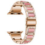 Cinturino in metallo opale da 22 mm per la serie Apple Watch, 7 41mm / 6&SE&5&4 40mm / 3&2&1 38mm, 7 45mm / 6&SE&5&4 44mm / 3&2&1 42mm
