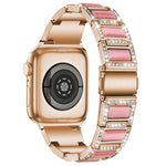 Cinturino in metallo opale da 22 mm per la serie Apple Watch, 7 41mm / 6&SE&5&4 40mm / 3&2&1 38mm, 7 45mm / 6&SE&5&4 44mm / 3&2&1 42mm