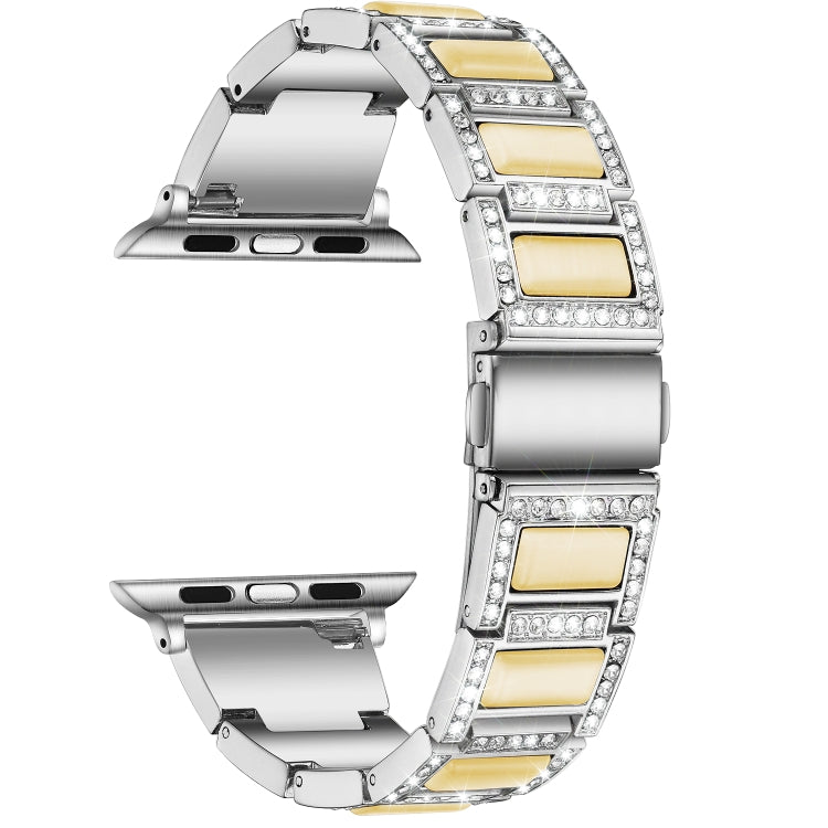 Cinturino in metallo opale da 22 mm per la serie Apple Watch, 7 41mm / 6&SE&5&4 40mm / 3&2&1 38mm, 7 45mm / 6&SE&5&4 44mm / 3&2&1 42mm