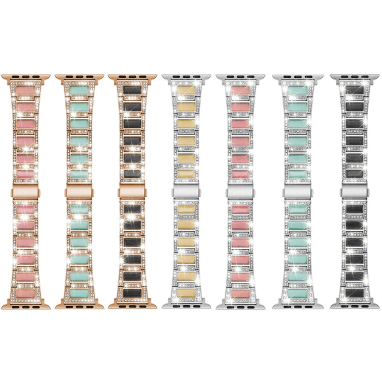 Cinturino in metallo opale da 22 mm per la serie Apple Watch, 7 41mm / 6&SE&5&4 40mm / 3&2&1 38mm, 7 45mm / 6&SE&5&4 44mm / 3&2&1 42mm