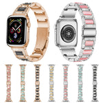 Cinturino in metallo opale da 22 mm per la serie Apple Watch, 7 41mm / 6&SE&5&4 40mm / 3&2&1 38mm, 7 45mm / 6&SE&5&4 44mm / 3&2&1 42mm